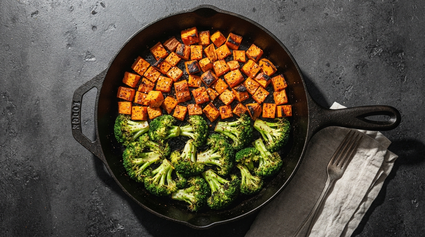 Sweet Potato and Broccoli Casserole
